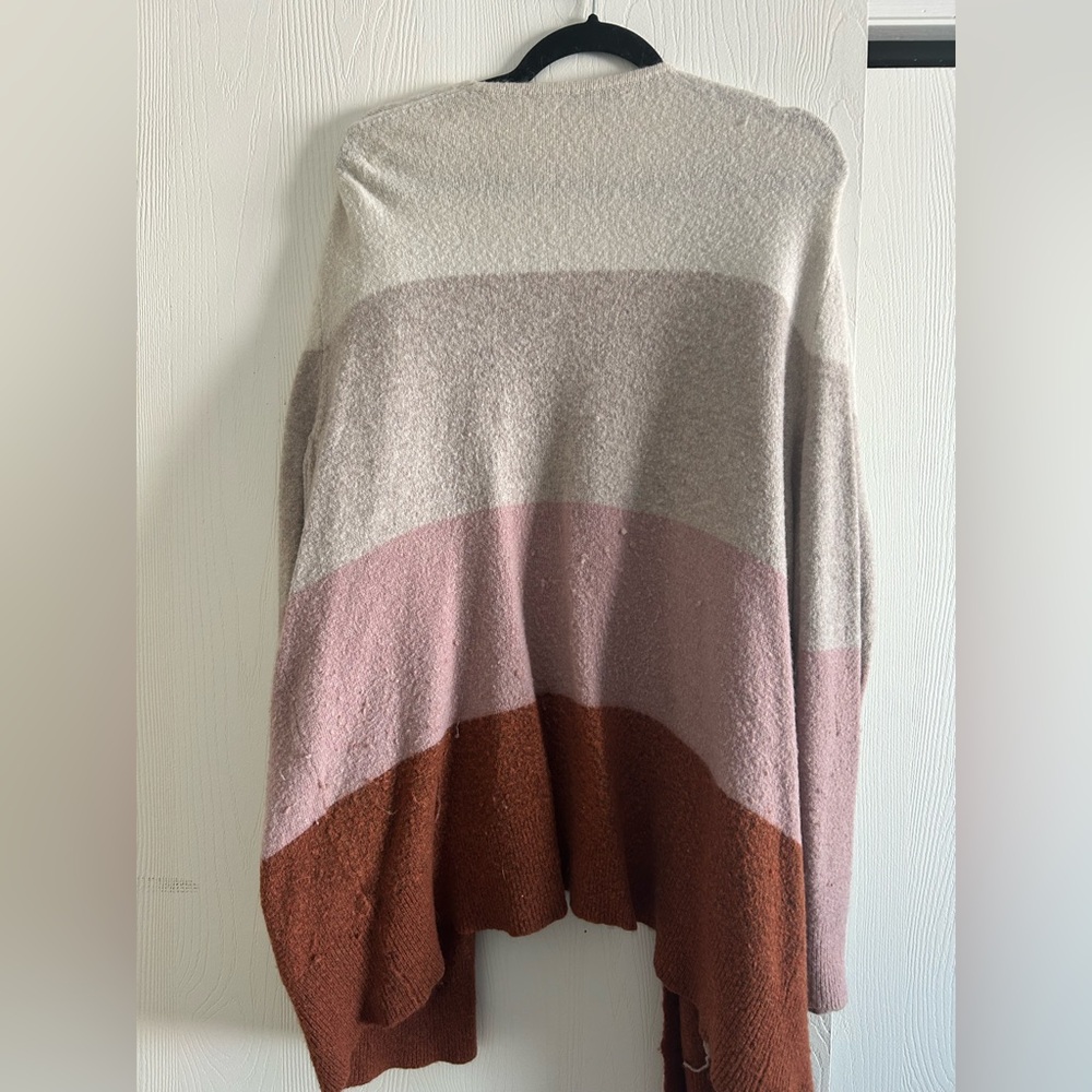 Colorblock Open Front Cardigan - Picture 2 of 3